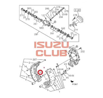 Фотография Пружина тормозных колодок FVR34/CYZ51/CYZ52 =Isuzu Original= *1095833651*