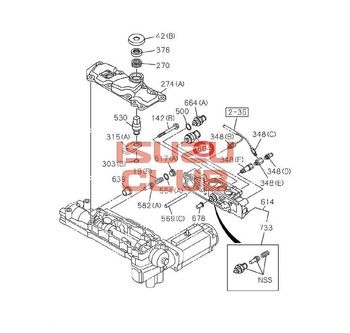 Фотография Датчик давления КПП ZF9S1110 FVR34 =Isuzu Original= *1335494700*