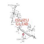 Балка передней оси ISUZU FSR90/FSR34 =Isuzu Original= *1431111730*