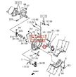 Щит тормозных колодок заднего левого колеса FSR90 =Isuzu Original= *1471506430*