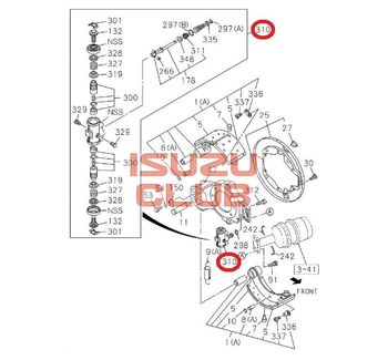 Фотография Цилиндр тормозной ISUZU CYZ51/CYZ52/FVR34/FSR34 =Isuzu Original= *1476010870*
