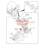 Кран (клапан) стояночного тормоза в сборе ISUZU FVR34/FSR34 6HK1 =Isuzu Original= *1484603060*