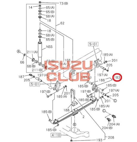 Схема Серьга рессоры передней ISUZU CYZ51/CYZ52/FVR34 =Isuzu Original= *1511620295*