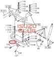 Скоба втулки переднего стабилизатора передняя ISUZU FVR34/FSR90/FSR34 =Isuzu Original= *1517890272*