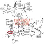 Скоба втулки переднего стабилизатора передняя ISUZU FVR34/FSR90/FSR34 =Isuzu Original= *1517890272*
