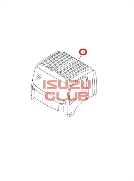 Схема Кабина FVR34 без отделки =Isuzu Original= *1618611270*