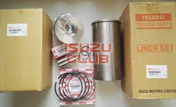 Фотография Гильзо-поршневая группа (1X) двигатель 6SD1 =Isuzu Original= *1878118171*