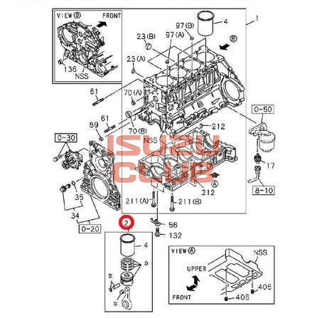 Схема Гильзо-поршневая группа (класс-1X) 4HK1/6HK1 FSR90/FSR34 =Isuzu Original= *1878147280*