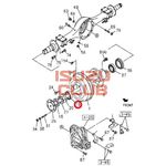 Подшипник задней ступицы наружный ISUZU NLR85/NMR85/NKR55 =Isuzu Original= *5876101400*