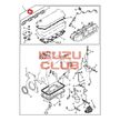 Комплект прокладок (верхний) ISUZU NQR71 T=1,525 =Isuzu Original= *5878170391*