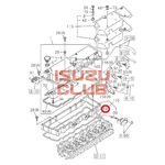 Прокладка проставки клапанной крышки 6HK1-T ISUZU/HITACHI =Isuzu Original= *8943913800*