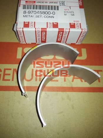 Фотография Вкладыши шатуна ISUZU (желтые) 4HG1/4HF1 =Isuzu Original= *8970458000*
