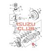 Коленвал двигателя 4HV1/4HG1 (E2) ISUZU NQR71 =Isuzu Original= *8971129815*