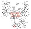 Трубка обратки масла турбины 4HG1 NQR71 =Isuzu Original= *8971785082*