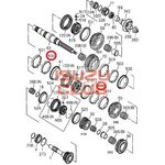 Кольцо синхронизатора 2-3 передачи наружное КПП MYY5/MYY6 ISUZU =Isuzu Original= *8972413091*