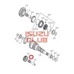Подшипник игольчатый задней передачи ISUZU КПП MYY/MZZ =Isuzu Original= *8972531140*