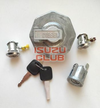 Фотография Комплект замков зажигания и дверей с ключами ISUZU NQR75 =Isuzu Original= *8972596971*