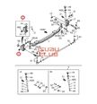 Кулак поворотный левый (цапфа) ISUZU NQR90 =Isuzu Original= *8972615504*