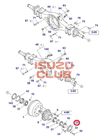 Полуось заднего моста L=945 ISUZU FSR90 =Isuzu Original= *8973806840*