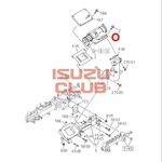 Клапан системы EGR/ЕГР ISUZU FVR34 =Isuzu Original= *8973830059*