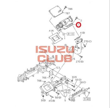 Фотография Клапан системы EGR/ЕГР ISUZU FVR34 =Isuzu Original= *8973830059*