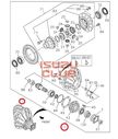 Редуктор заднего моста NPR75/NQR90 =Isuzu Original= *8973887000*