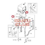 Боковой проем двери кабины правой ISUZU NQR90/NPR75/NMR85 =Isuzu Original= *8974108538*