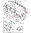 Боковина панели приборов FVR34/FSR90 =Isuzu Original= *8974247121*