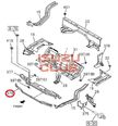 Планка передняя панели пола NQR75/NQR75 =Isuzu Original= *8975816400*