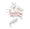 Патрубок охладителя системы EGR FVR34/FSR34 6HK1 (длинная часть) =Isuzu Original= *8976049681*