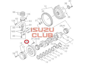 Фотография Демпфер коленчатого вала ISUZU FVR34 =Isuzu Original= *8976136961*