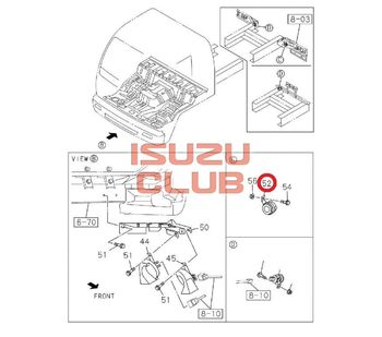 Фотография Зуммер (сигнализатор) заднего хода ISUZU FVR34/FSR90/FSR34 =Isuzu Original= *8976170270*