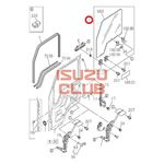 Стекло двери левой ISUZU модель NQR75/NQR71 =Isuzu Original= *8978674181*