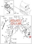 Накладка педали сцепления (резиновая) CYZ51/52/EXZ51/52 =Isuzu Original= *8978936181*