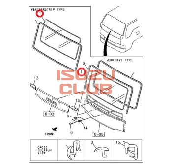 Фотография Стекло лобовое ISUZU NQR75/NQR71 =Isuzu Original= *8979979452*