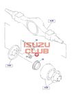 Кронштейн крепления датчика АБС/ABS заднего колеса NQR75/NPR75 =Isuzu Original= *8980024401*