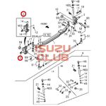 Кулак поворотный левый ISUZU NMR85 =Isuzu Original= *8980097783*