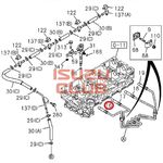 Трубка топливная форсунки №1 4JJ1 ISUZU =Isuzu Original= *8980116060*