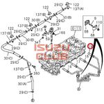 Трубка топливная форсунки №4 4JJ1 ISUZU =Isuzu Original= *8980116090*