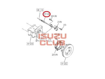 Фотография Датчик АБС задний NMR85/NPR75 Euro5 =Isuzu Original= *8980127531*