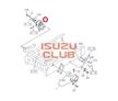 Опора торсиона кабины правая FVR34 =Isuzu Original= *8980176621*