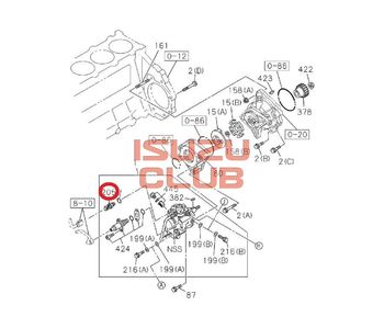 Фотография Датчик ТНВД (температуры топлива) ISUZU 4HK1/4JJ1/6HK1 =Isuzu Original= *8980235810*