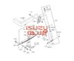 Серьга с пальцем передней рессоры ISUZU NMR85/NKR55 =Isuzu Original= *8980343410*