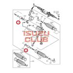 Тяга рулевой рейки NLR85 ISUZU =Isuzu Original= *8980484870*