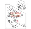 Кронштейн (шарнир) трапеции стеклоочистителя правый NPR75/NQR90 =Isuzu Original= *8980537620*