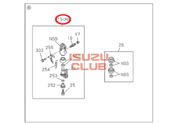 Фотография Цилиндр тормозной передний правый с прокачкой ISUZU NMR85 =Isuzu Original= *8980813260*