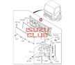 Панель кабины передняя под капотом ISUZU NQR90 =Isuzu Original= *8981550031*