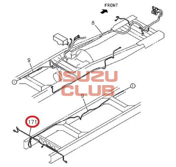 Фотография Жгут проводов задних фонарей ISUZU NPR75/NQR90/NMR85 =Isuzu Original= *8981560250*