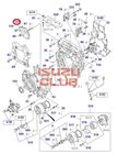 Крышка ДВС (заглушка) передней крышки NMR85/NLR85 4JJ1-T =Isuzu Original= *8981581450*