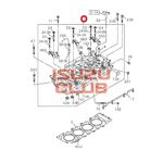 Головка блока цилиндров (ГБЦ в сборе) 4HK1 (Е4/5) ISUZU FSR90/NPR75/NQR90 =Isuzu Original= *8981706200*